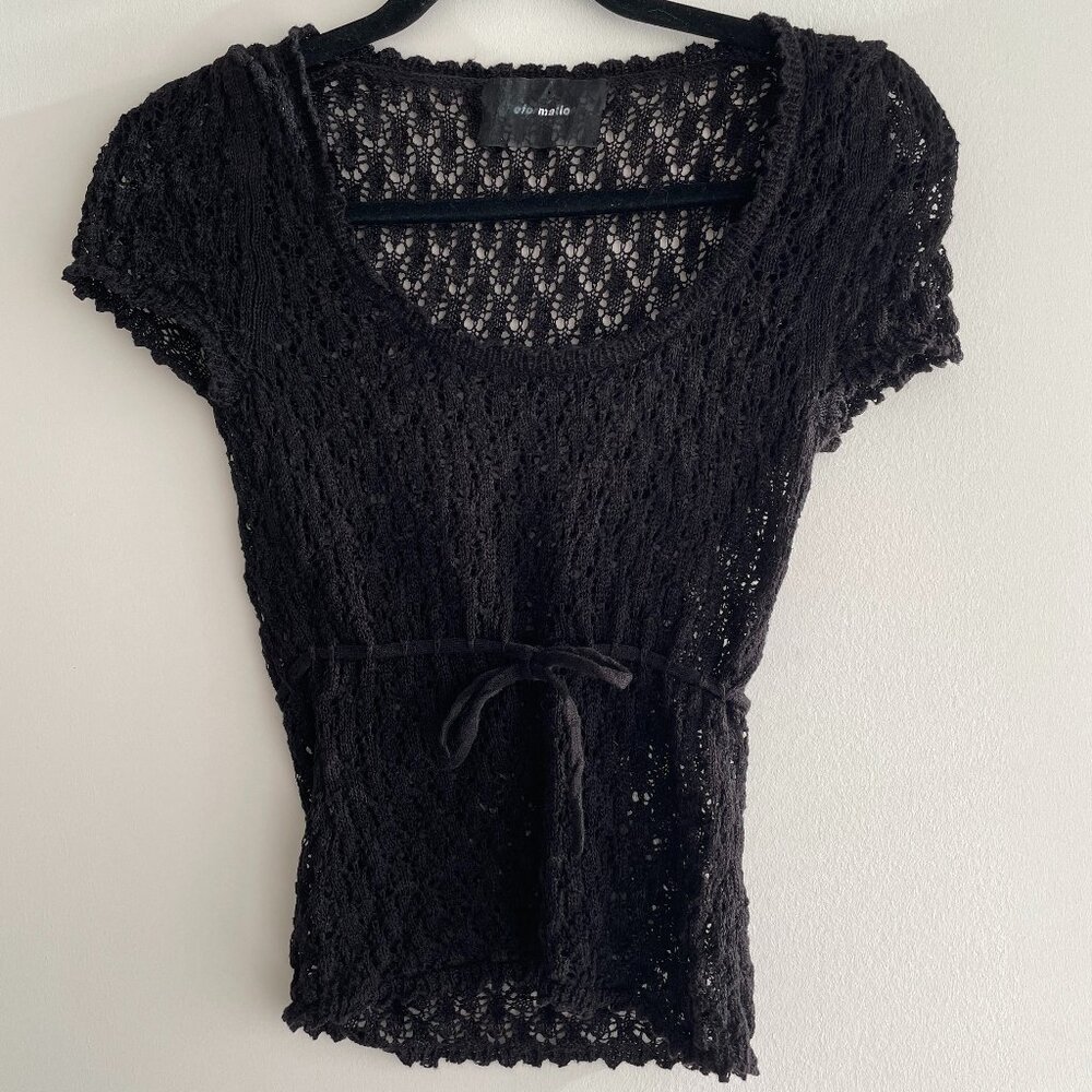 Reformation crochet top